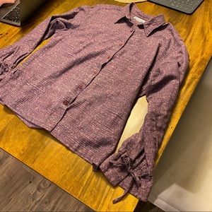 COLUMBIA 100% COTTON PURPLE SHIRT